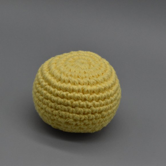 Hand Crafted Crochet catnip ball cat toy - Picture 2 of 4